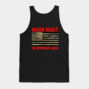 FROM OPPRESSO LIBER FLAG USA Tank Top